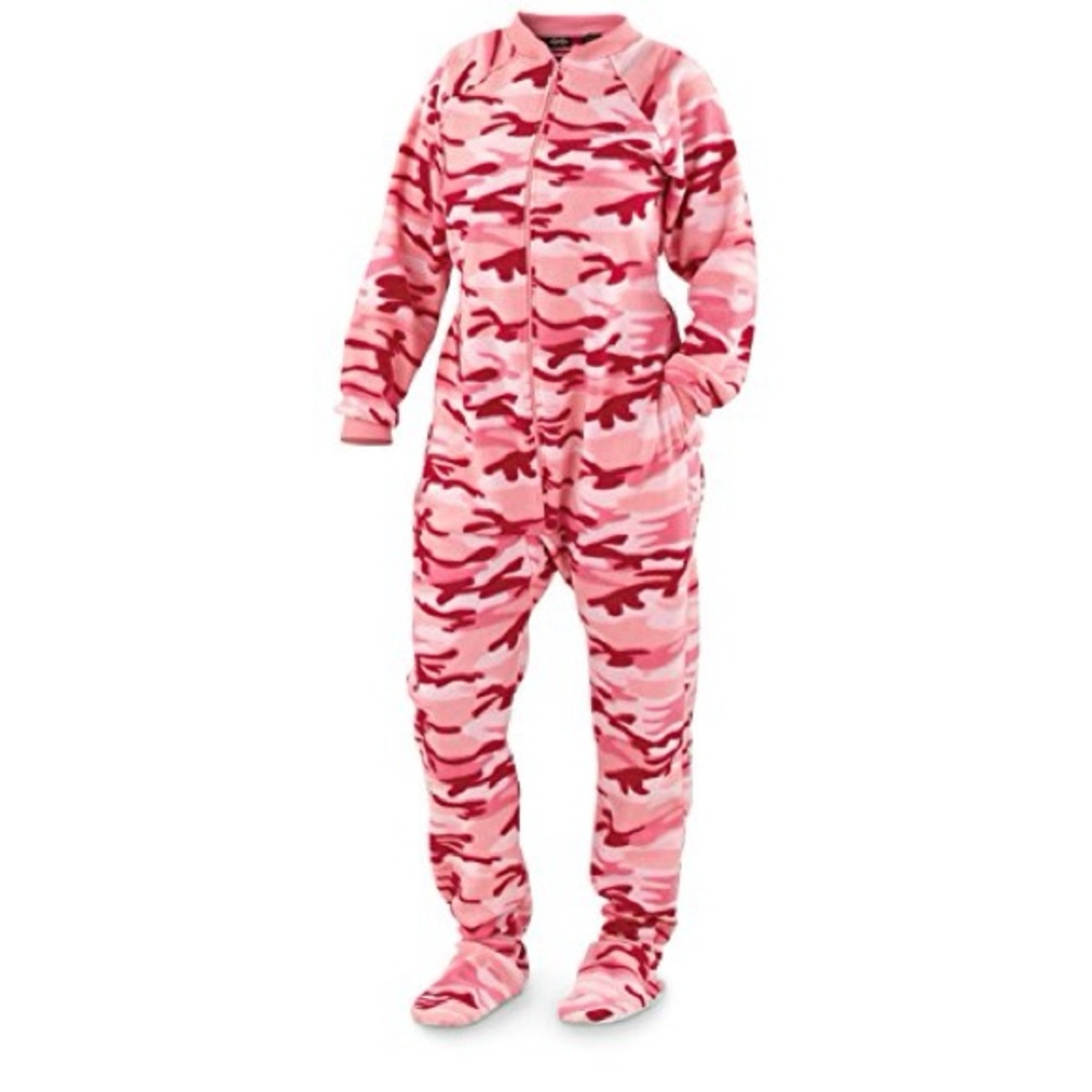 Pink Camo Onesie Pajamas Guide Gear